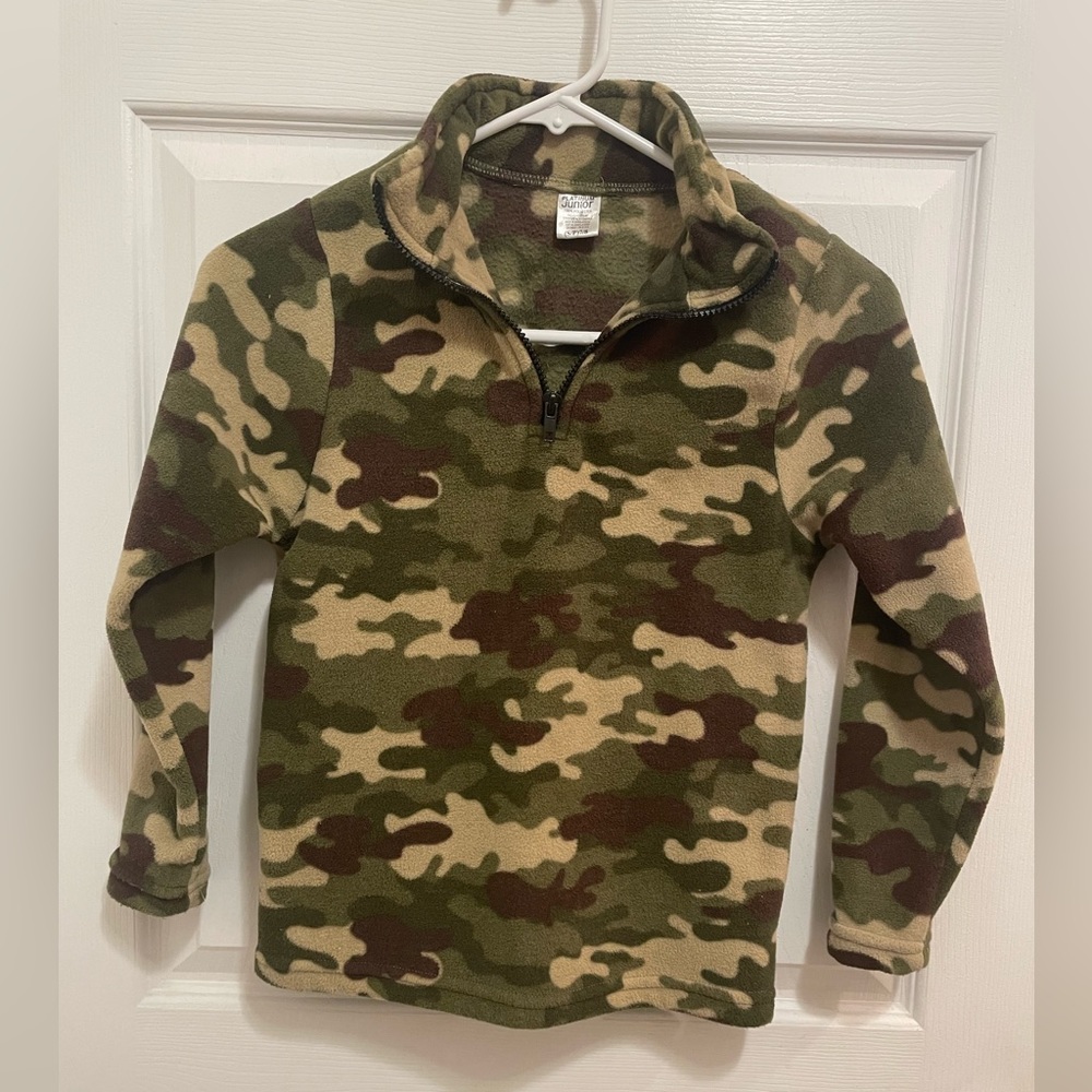 Childrens fleece full zip sweater size 7/8